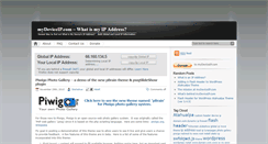 Desktop Screenshot of mydeviceip.com